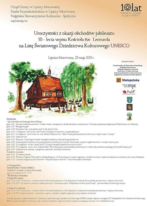 Obchody 10-lecia wpisu Kościoła św. Leonarda na Listę UNESCO