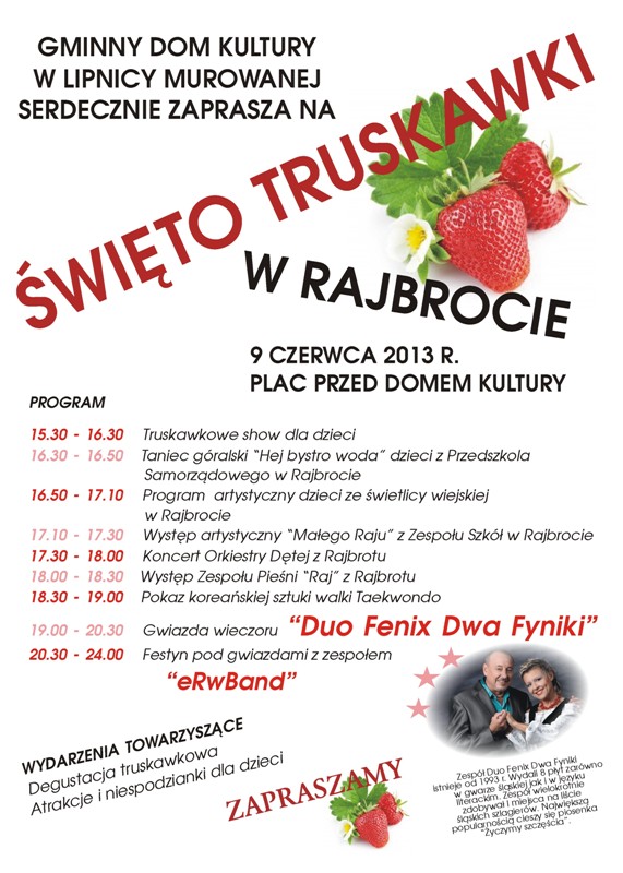 Święto Truskawki w Rajbrocie
