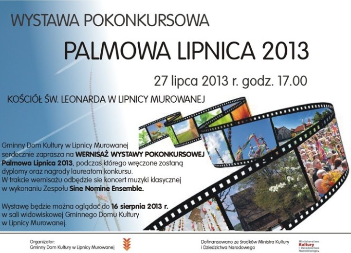Wystawa pokonkursowa „Palmowa Lipnica 2013”