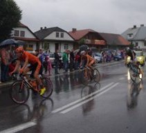 Kolarze 70. Tour de Pologne w Lipnicy