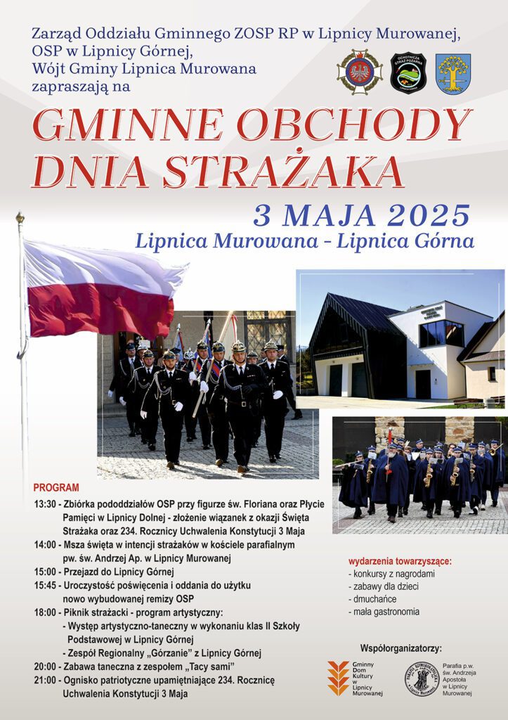 plakat 3 maj 2025 GDK Lipnica Murowana